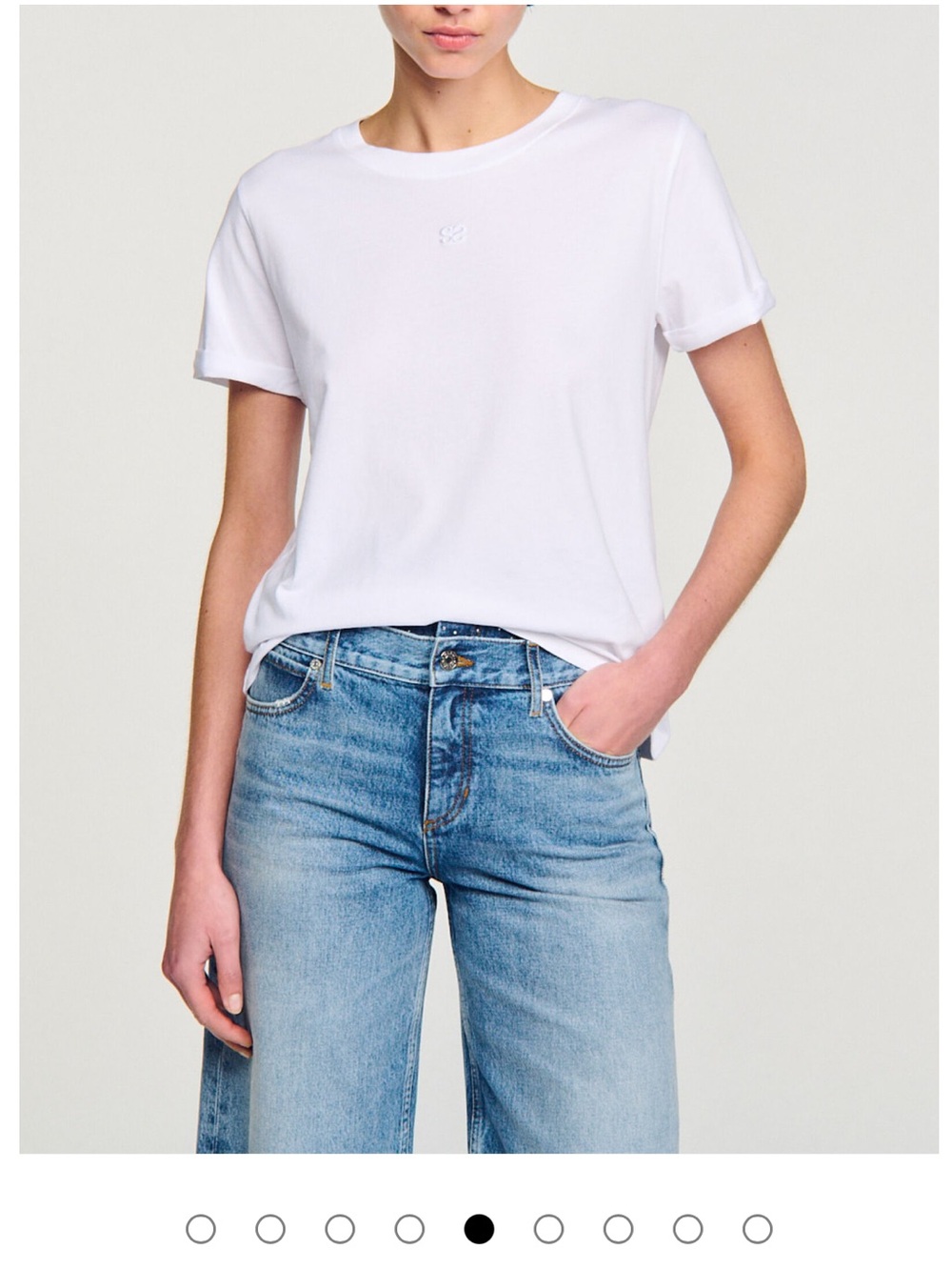 Sandro Double S Short Sleeve Tee